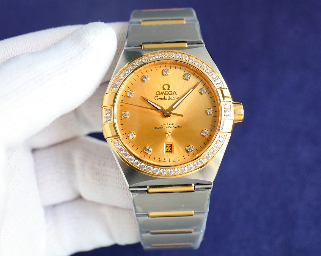 Omega fifth generation constellation series men's watch