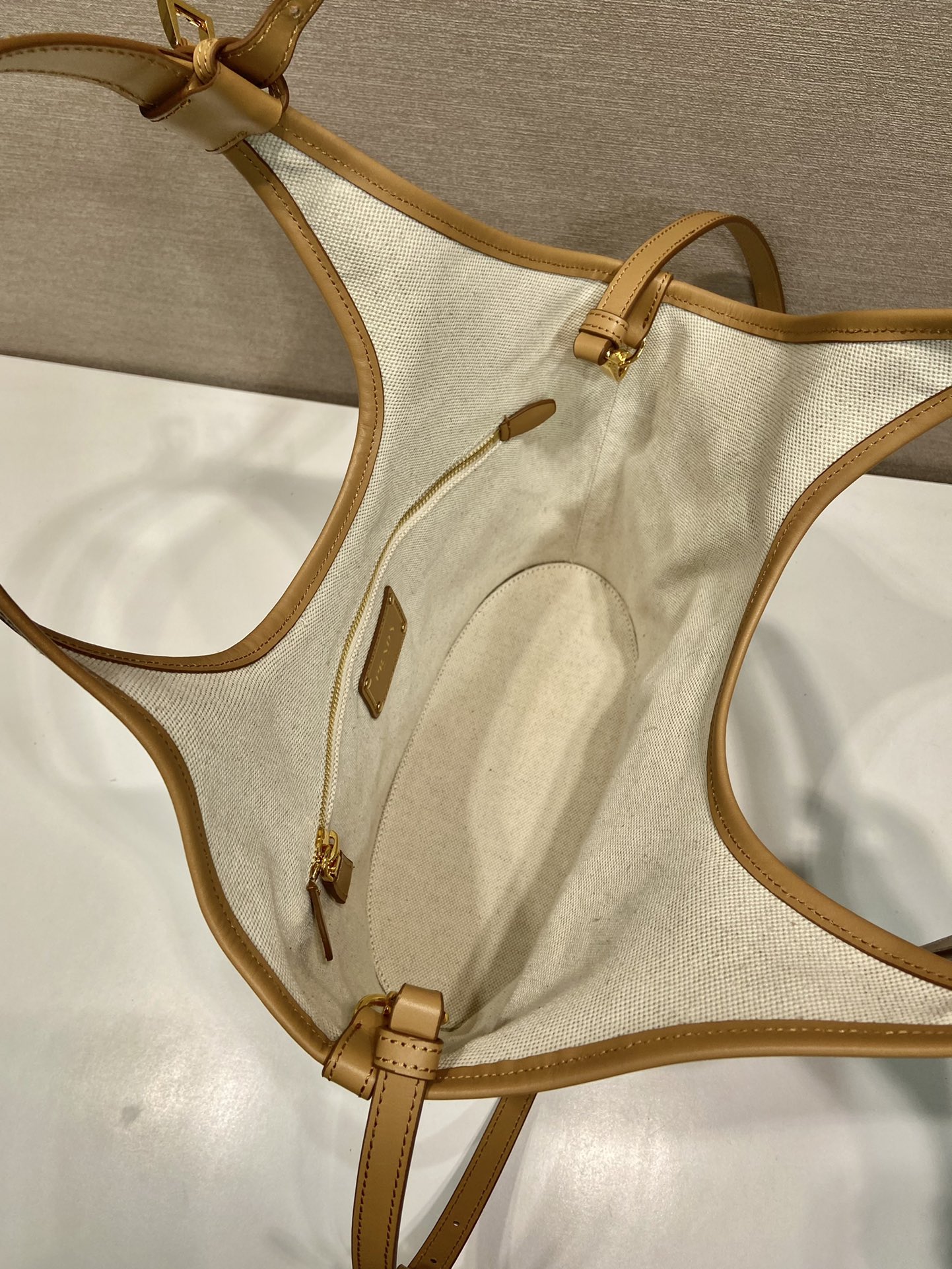 Prada Canvas Tote Bag Medium 1BG471