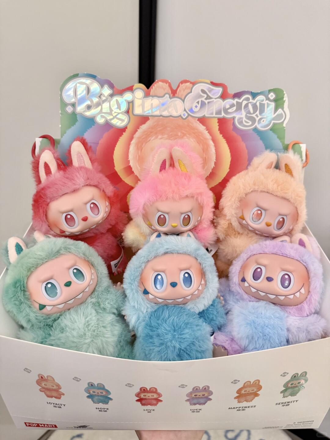 POP MART LABUBU 3.0 front high energy vinyl plush doll blind box