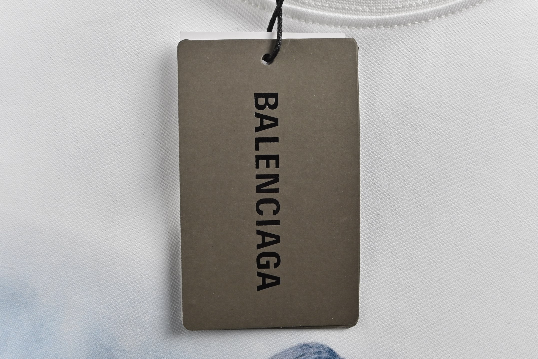 Balenciaga NICOLE Artwork Art Signature Print Short Sleeve