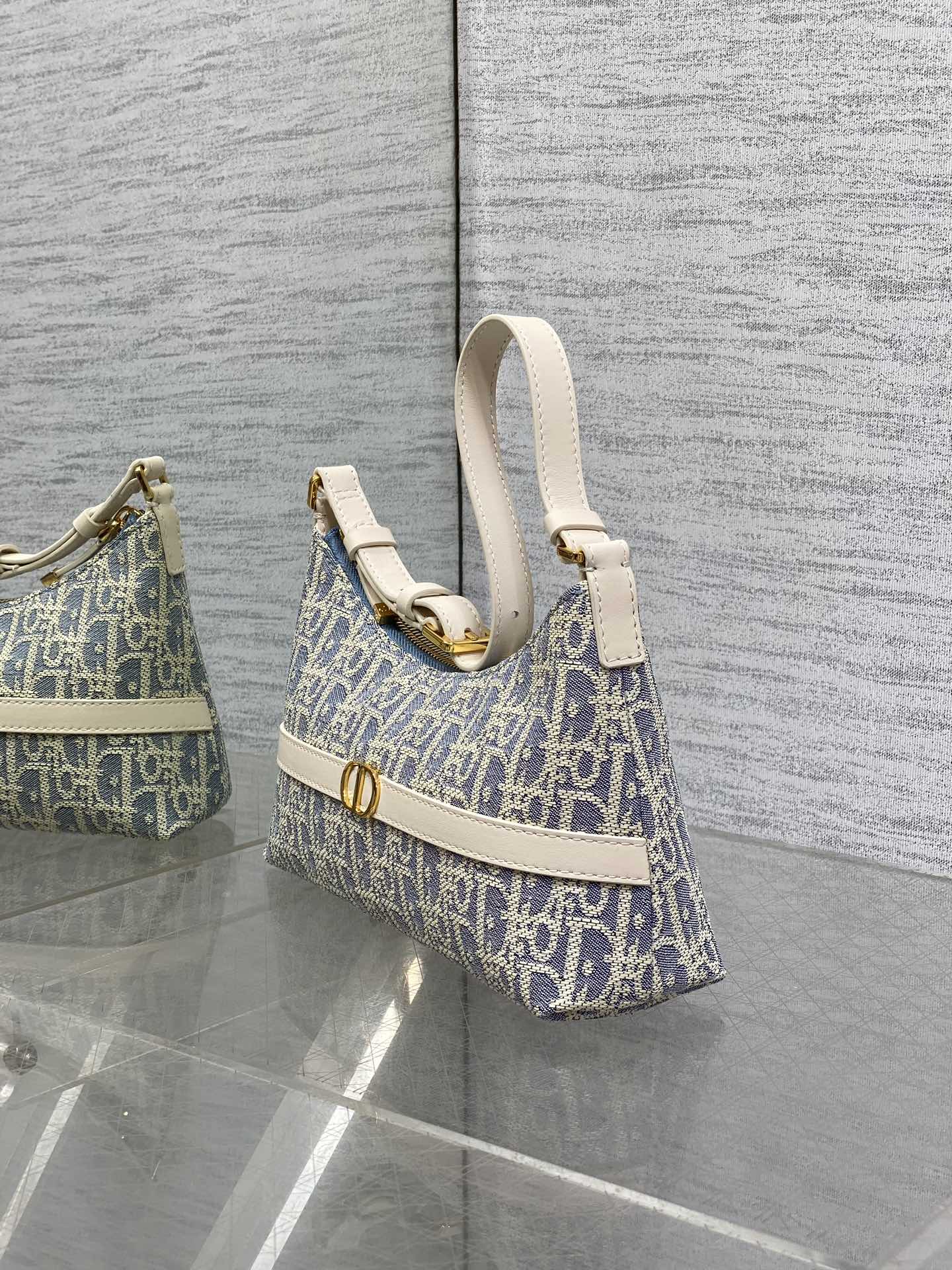 Dior Miss Caro Raffia Series Underarm Bag