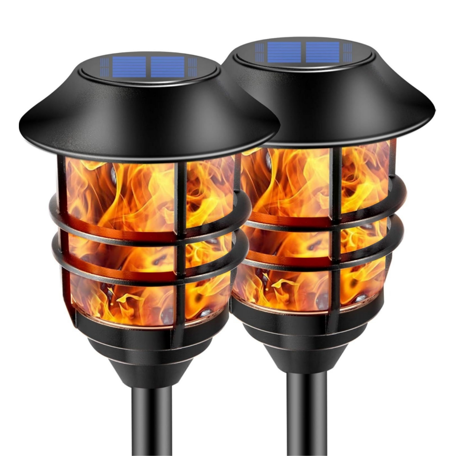 🔥Last Day 40% OFF🔥Extra-Tall Flickering Flame Solar Outdoor Lights