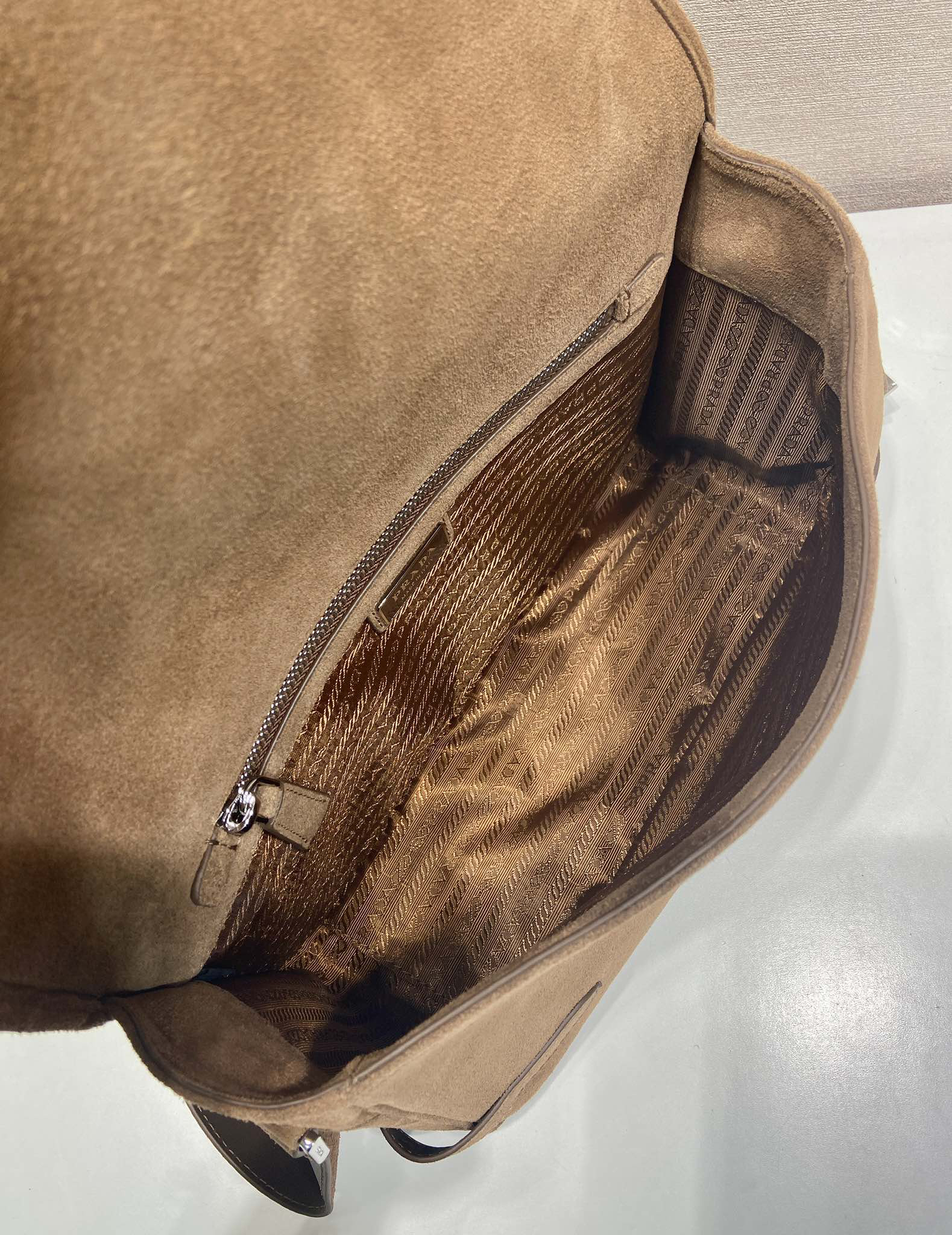 Prada New Suede Messenger Bag 2VD073