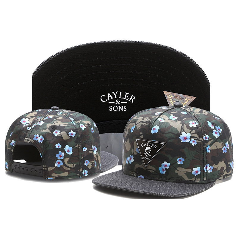 Embroidered hip-hop men's and women's trendy street sun hat flat brim hip-hop hat