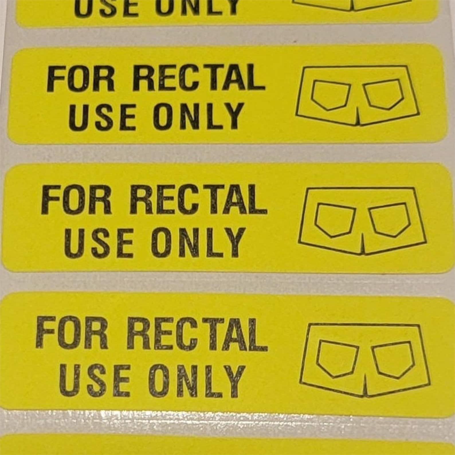 For Rectal Use Only Stickers | Funny Gift