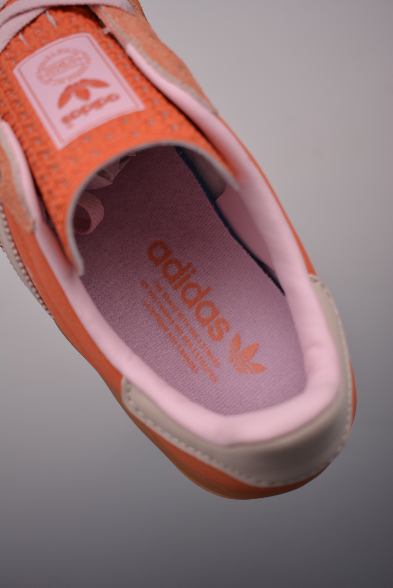 Adidas Gazelle Indoor Trainers Orange Pink IE2946