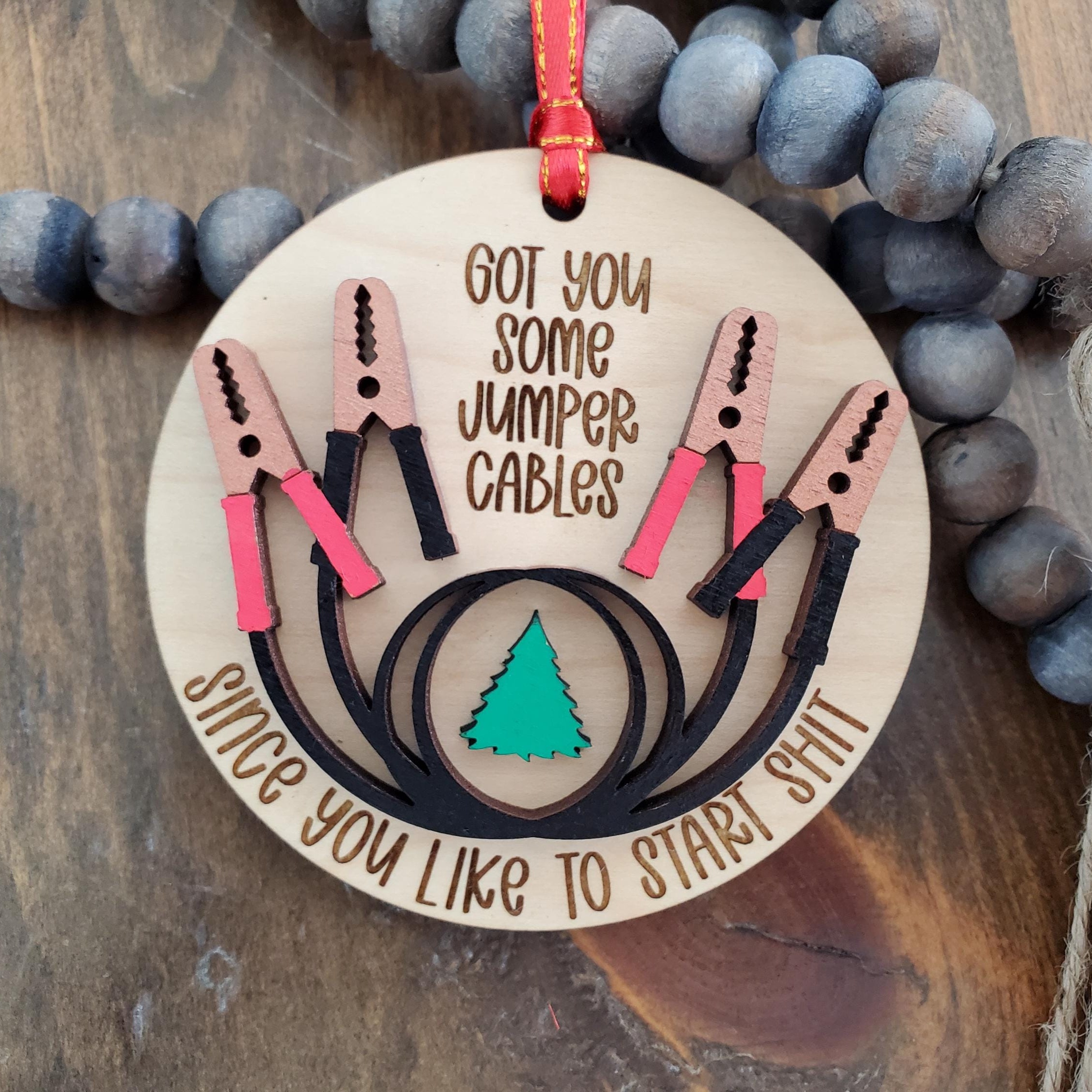 🎄CHRISTMAS ON SALE🔥Jumper Cables Ornament