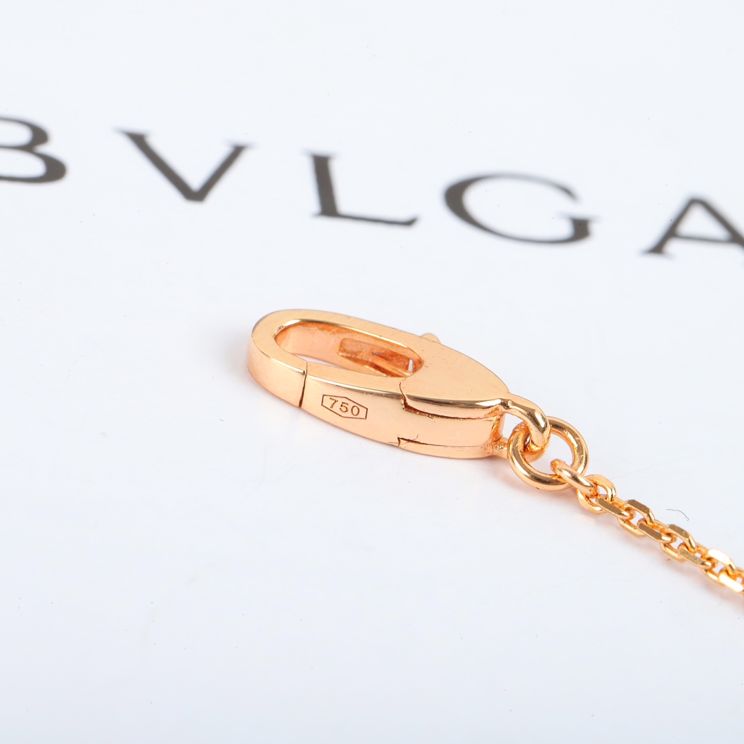 Bulgari Large Mother-of-Pearl Diamond Necklace
