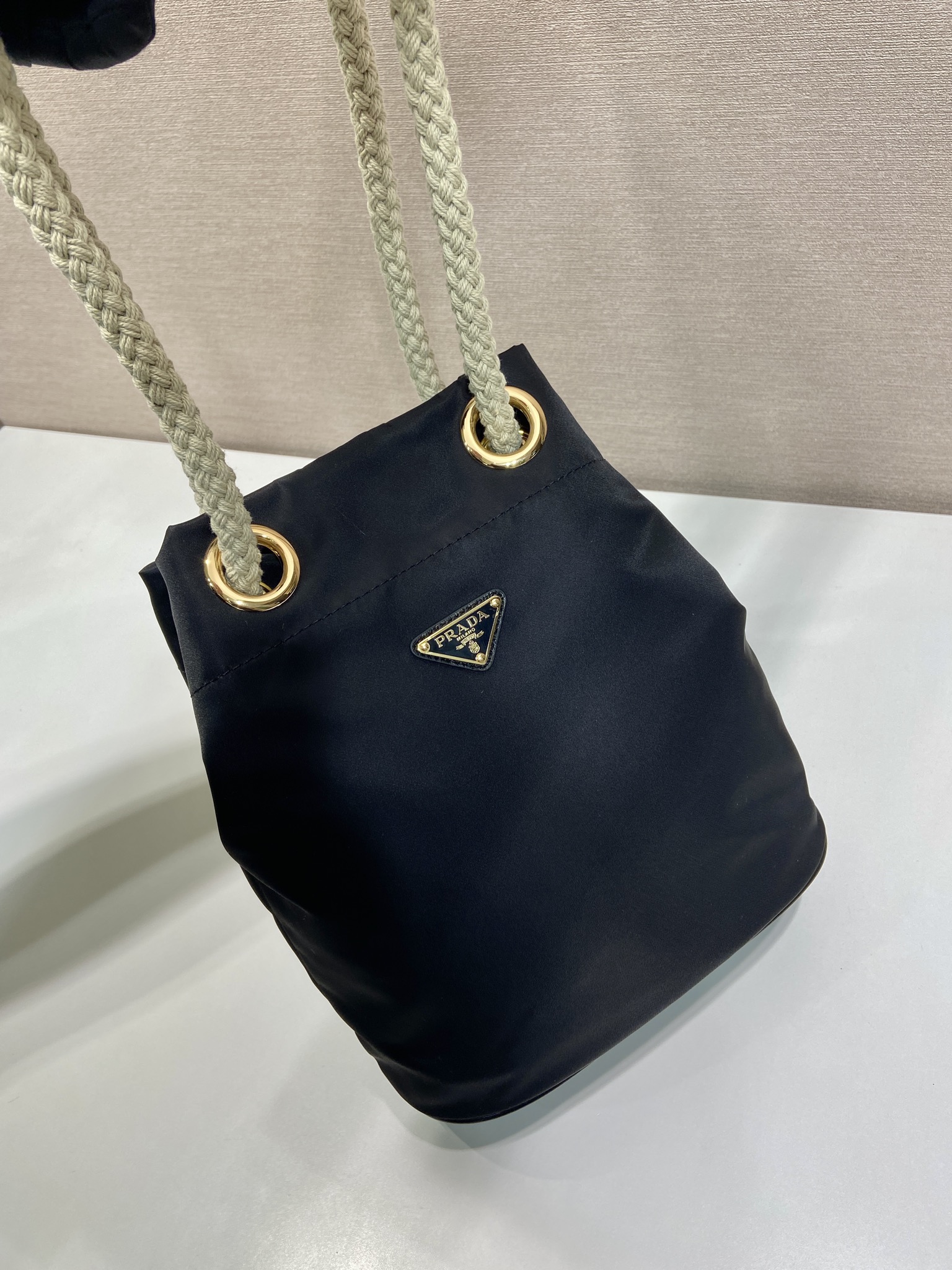 Prada Re-Nylon Nylon Handbag 1BE082