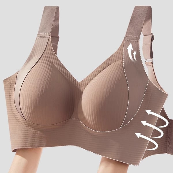 🔥Buy 1 Get 3 Packs - Women's Ribbed Push Up Adjustable Wireless Bra