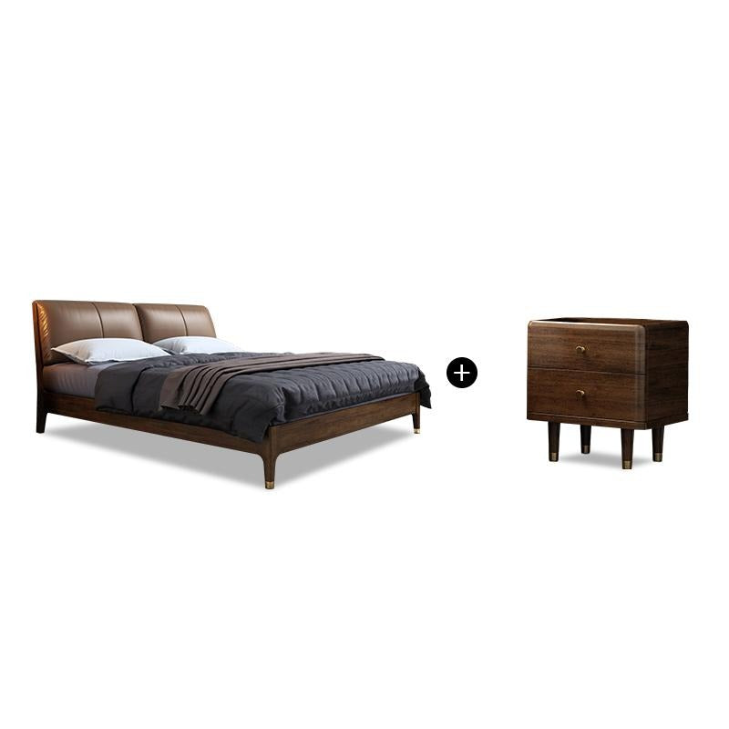 JOSEPH Nordic Walnut Bed 1/2 / 1.5/ 1.8 m