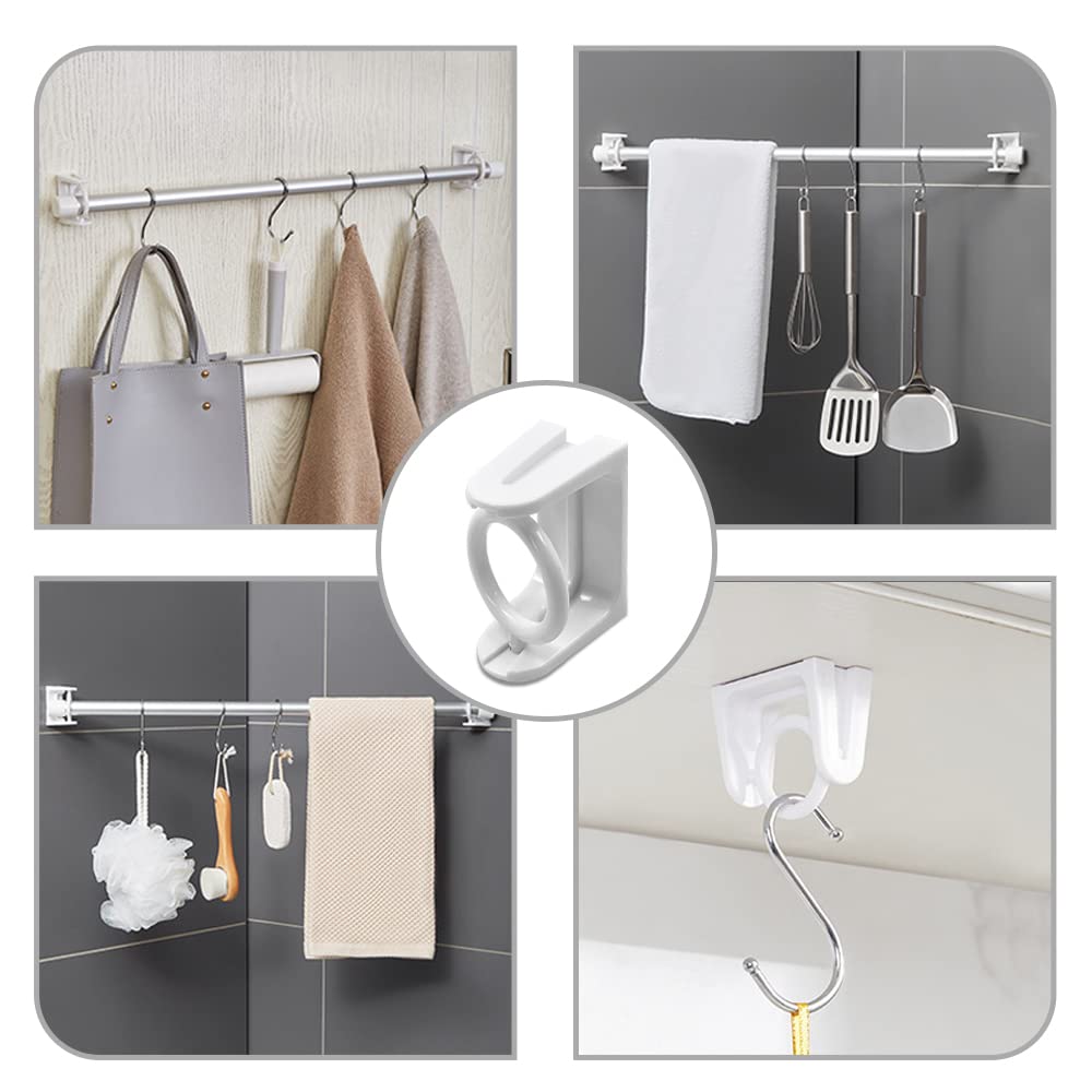 🔥 Last Day Promotion[49% OFF]-Nail-free Adjustable Swivel Rod Bracket Holders-BUY 3 SETS GET 1 SET FREE NOW