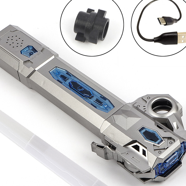 Laser Sword Retractable Two-in-one Color-changing Lightsaber Toy