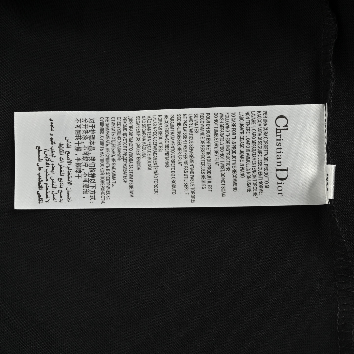 Dior 25ss signature 1947 print short sleeve