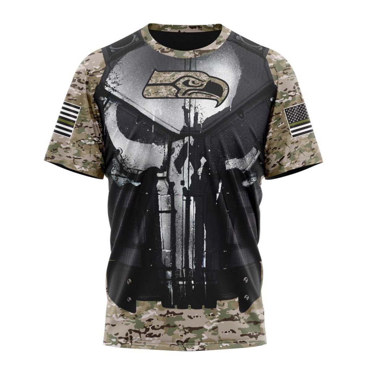 SEATTLE SEAHAWKS 3D HOODIE SPECIAL VETERAN KITS