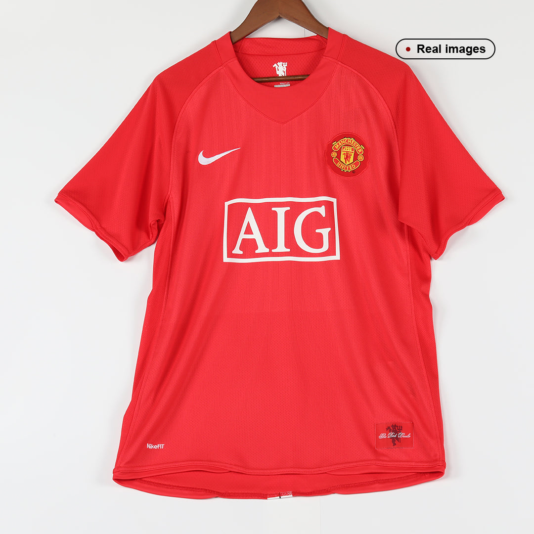 Manchester United retro football shirt 2007/08