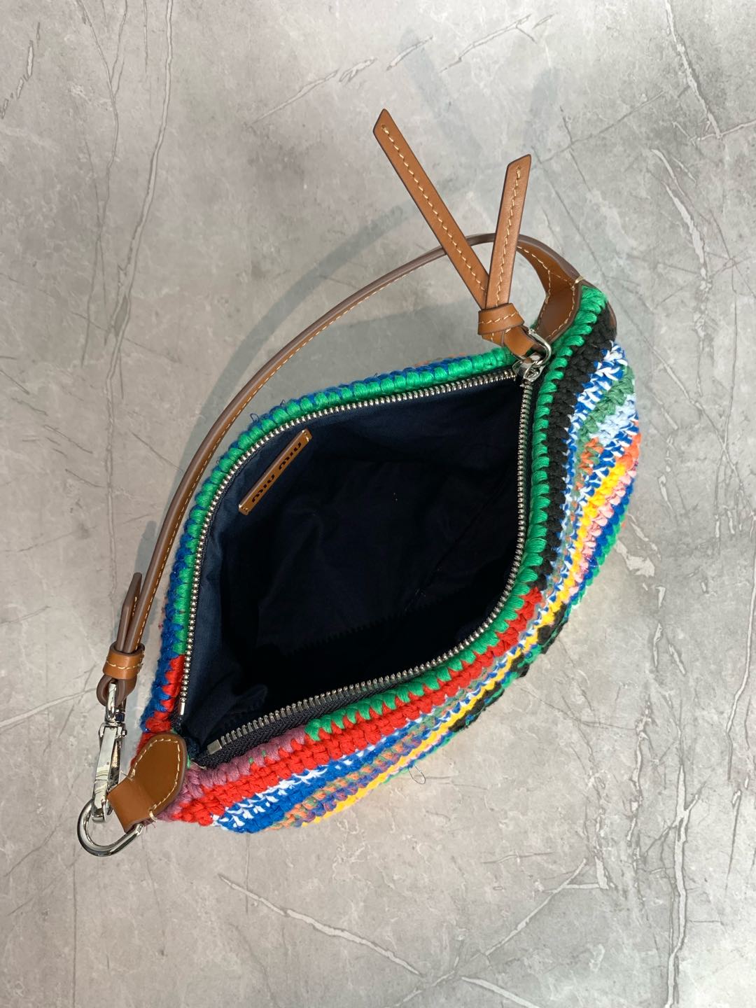 Miu Miu Rainbow Woven Bag 5NE841