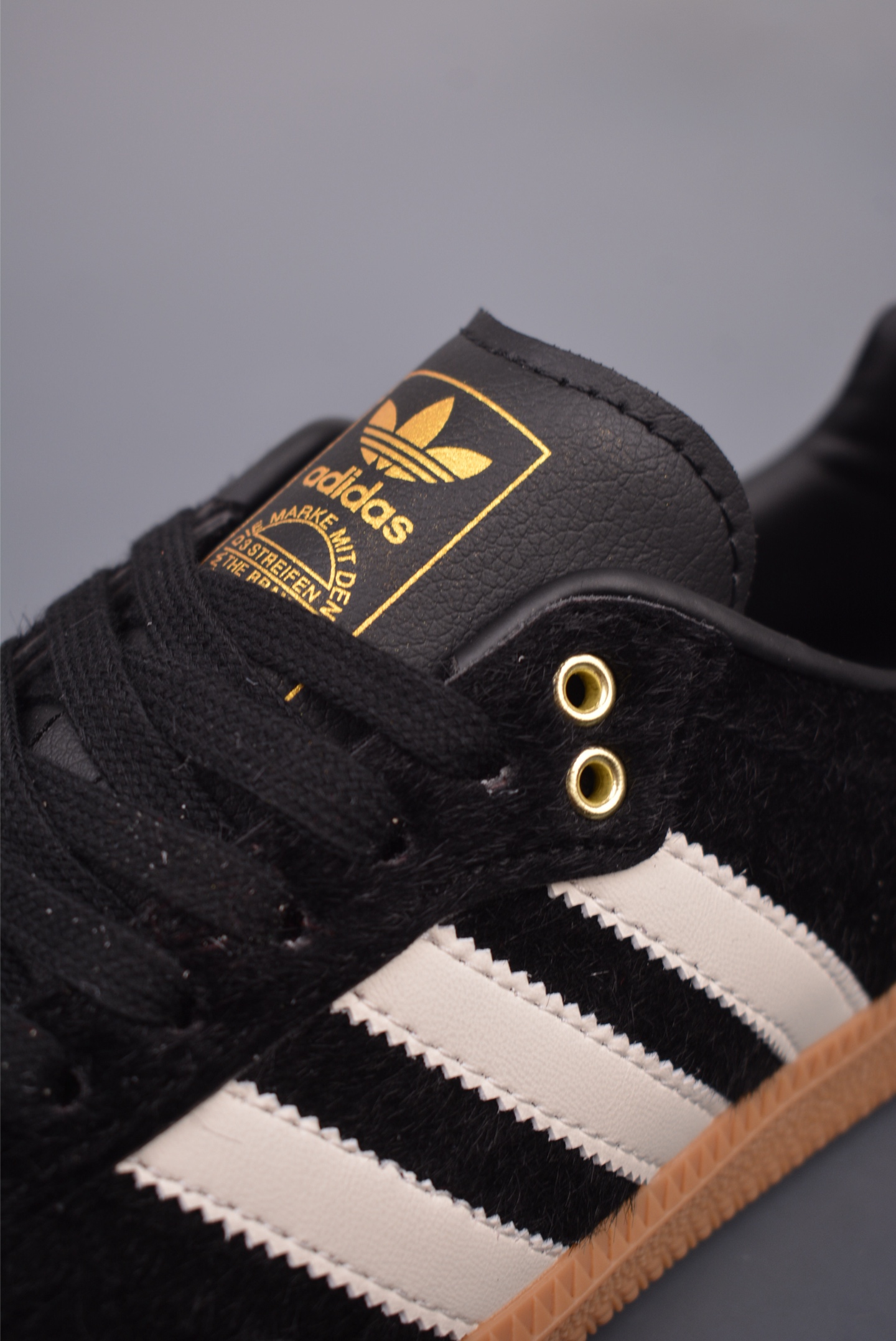 Adidas Originals Samba OG black and white rubber sole JQ3694