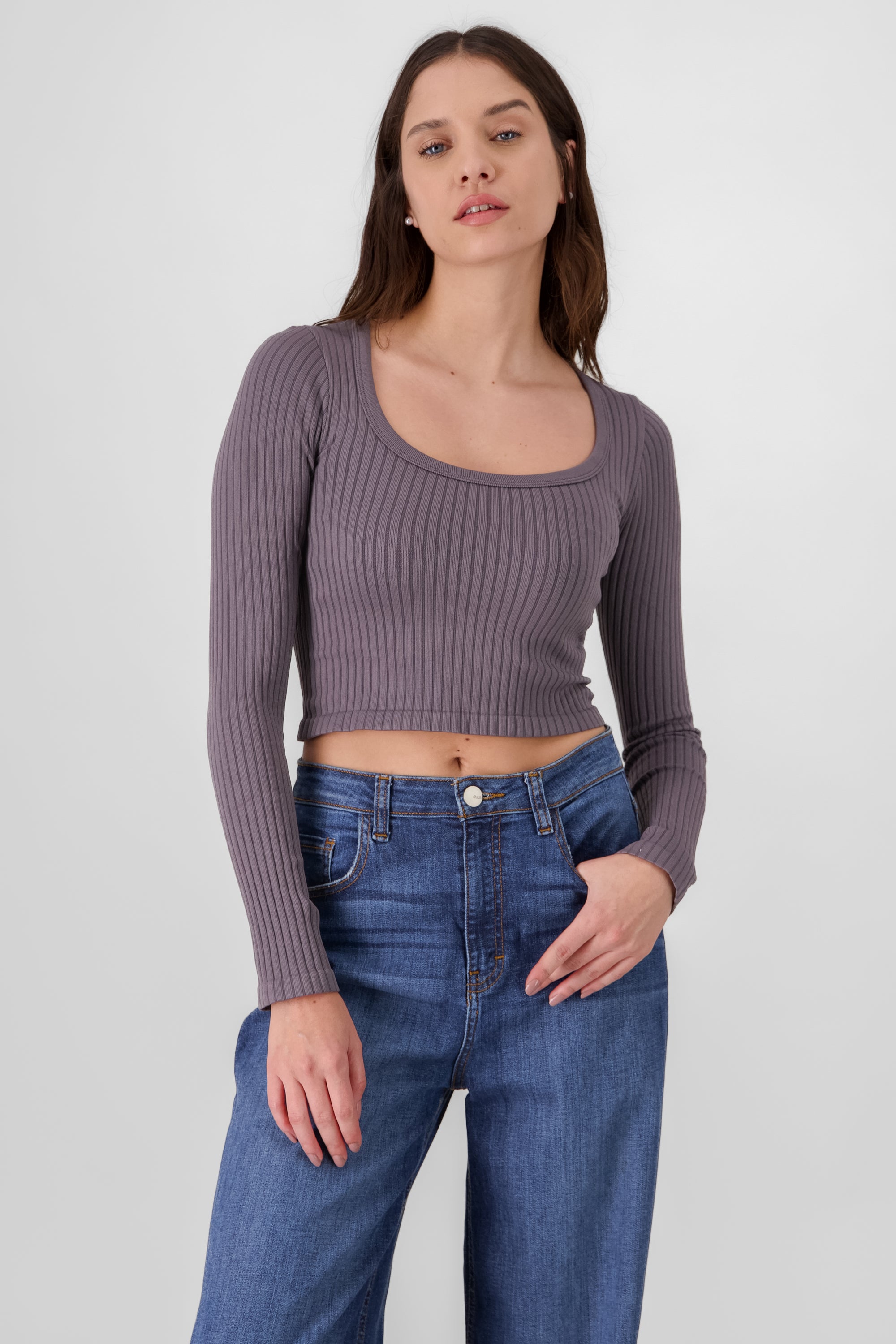 Long Sleeve Knitted Top