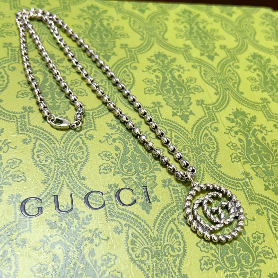 Gucci Anger Forest Series Braided GG Vintage Necklace