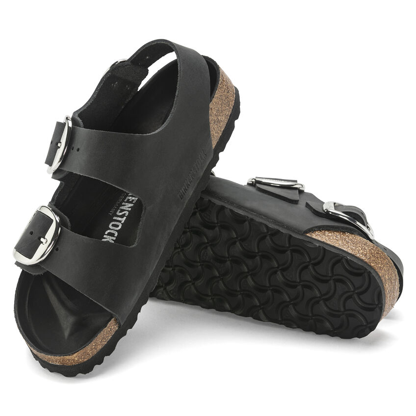 Milano Big Buckle Oiled Leather B-96677