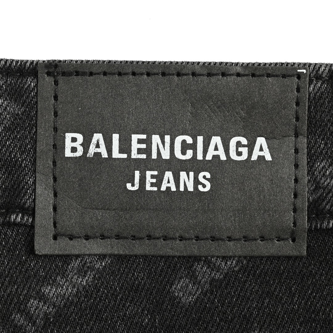 Balenciaga 24ss all over printed jeans