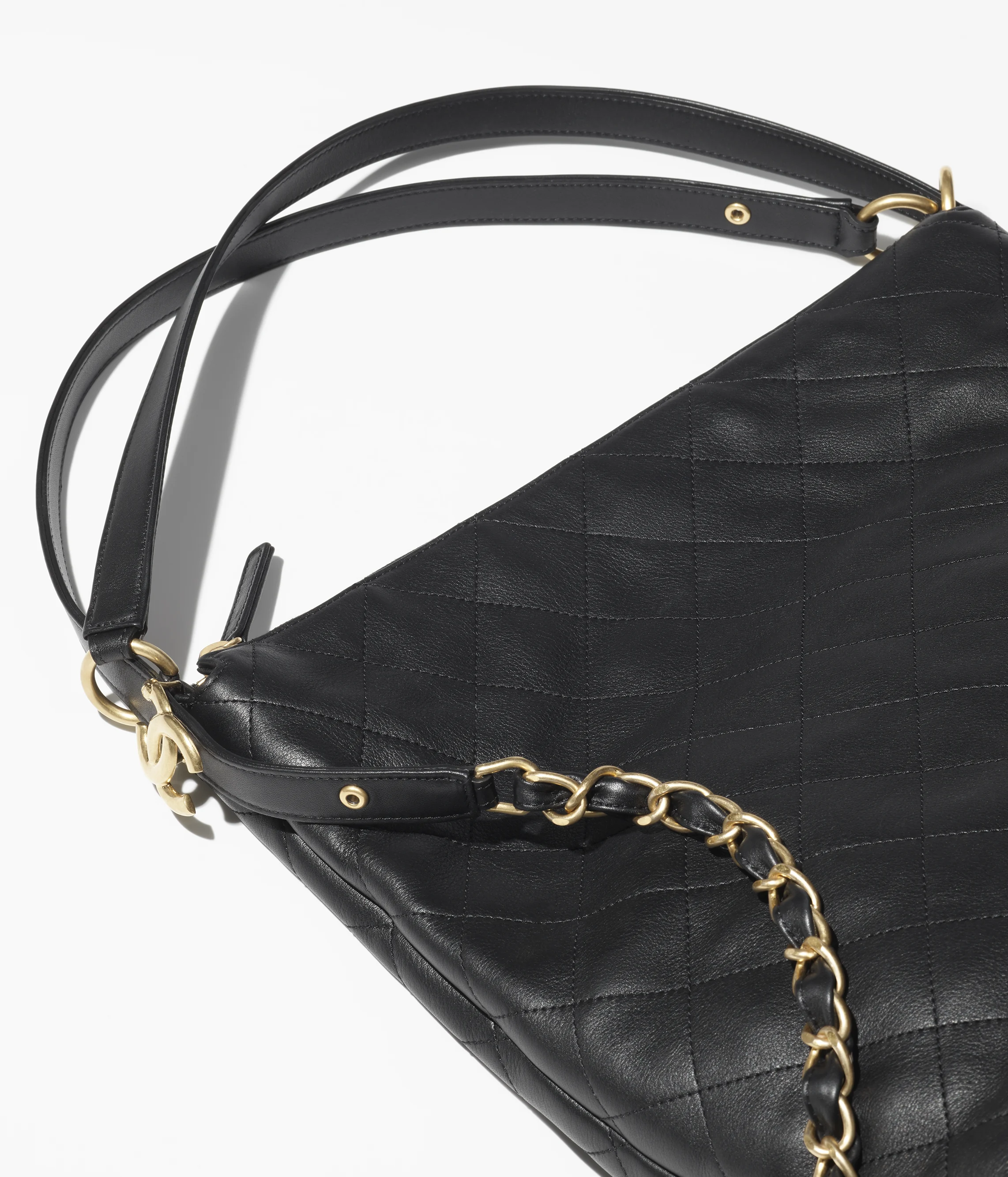 Chanel Large Backpack Calfskin & Gold-Tone Metal Black AS5523-B20302-94305