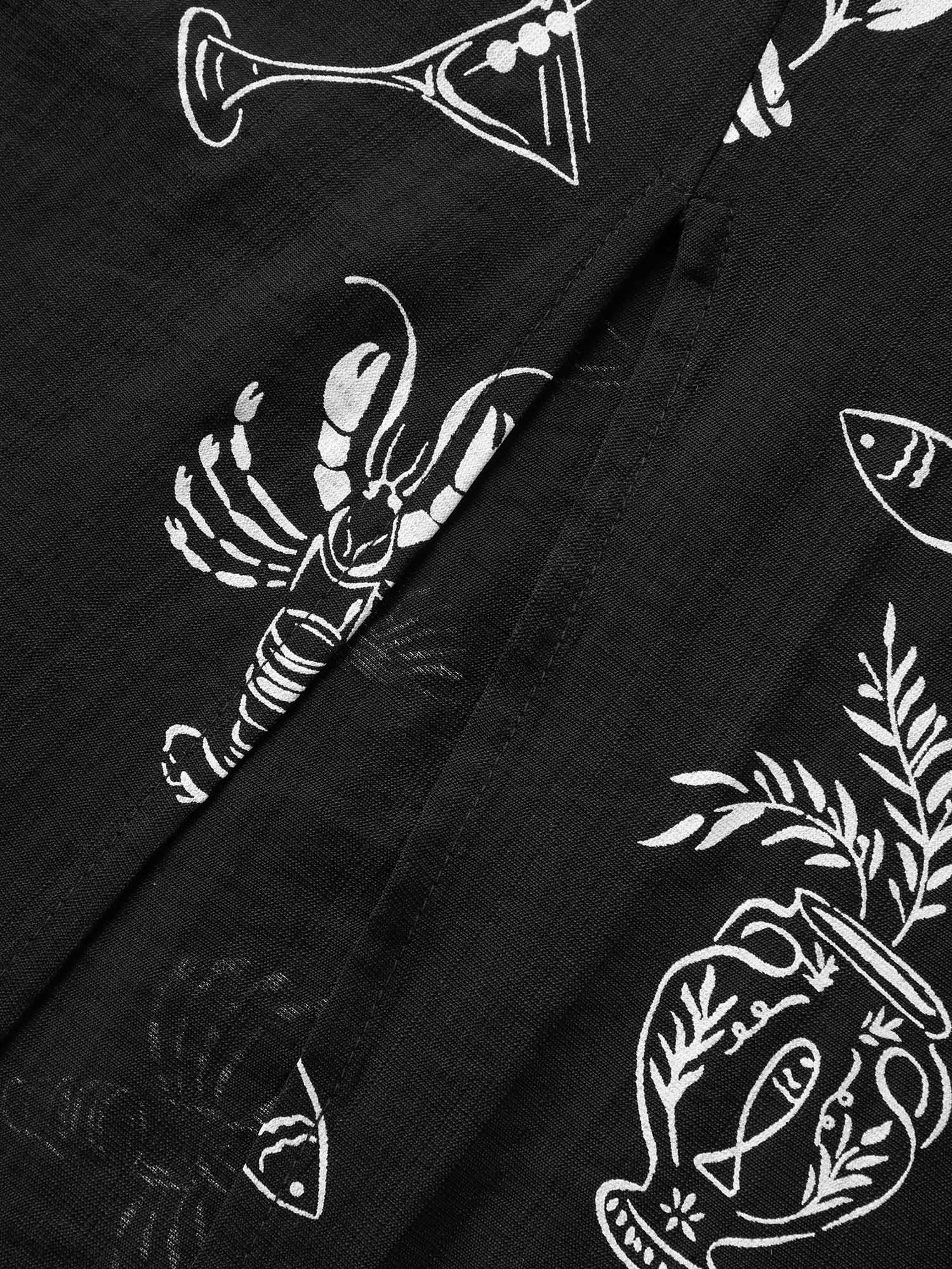 Sunny Dance Printed Slit Maxi Skirt