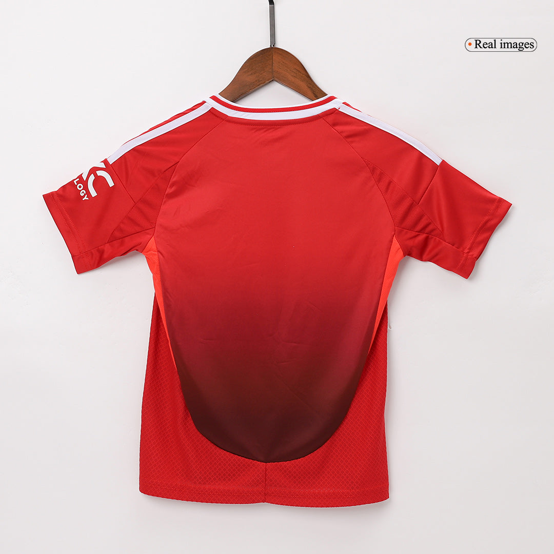 Manchester United kids' football shirt (shirt+shorts) 2024/25