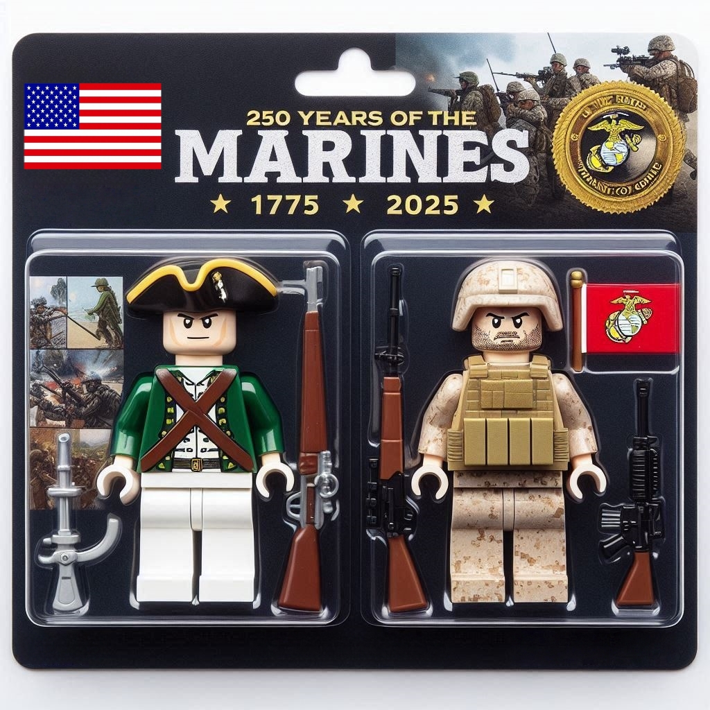 U.S. Military 250th Anniversary Minifigure Set