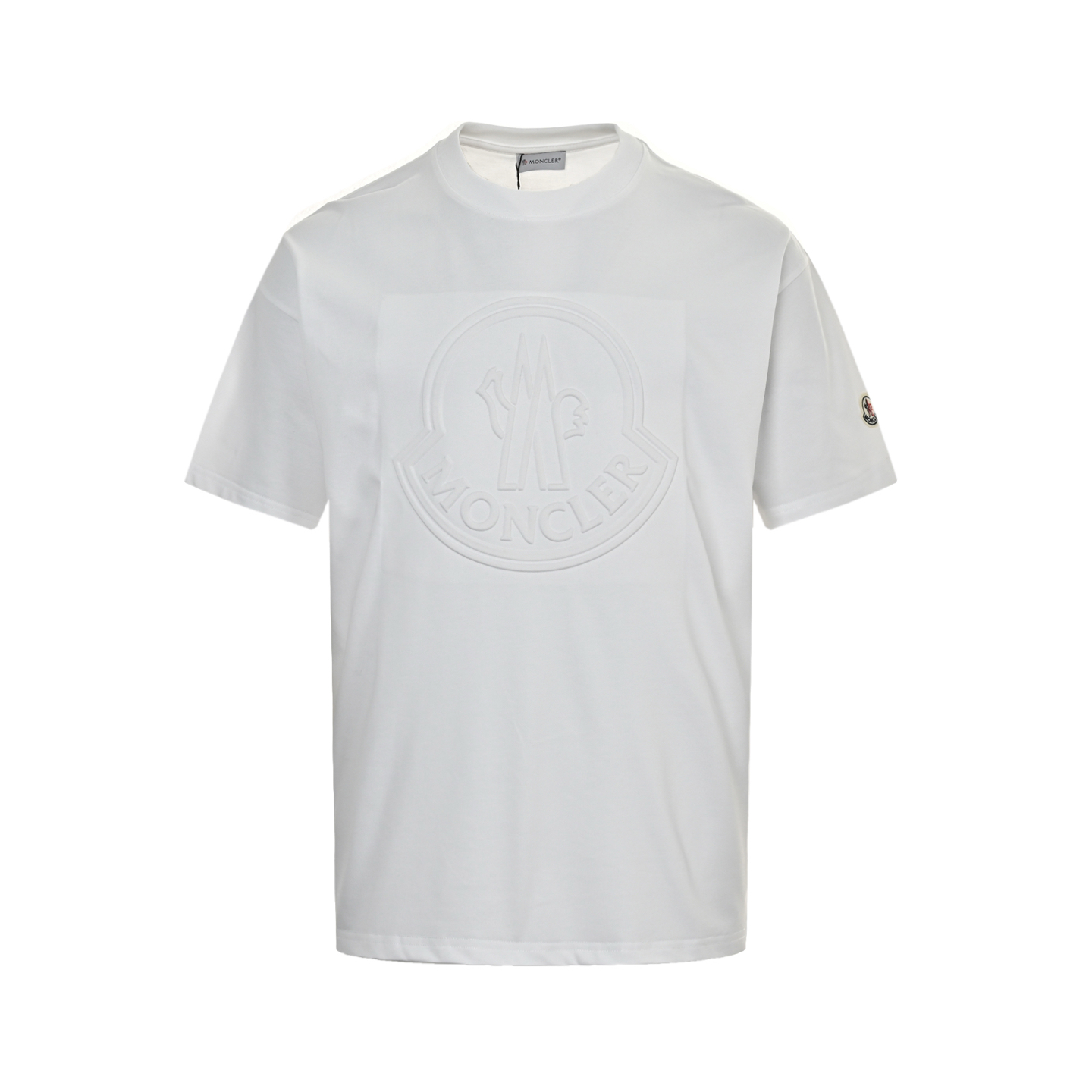 Moncler 25ss embossed logo short sleeves