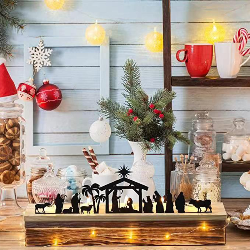 ON SALE🔥Christmas Nativity Advent Candle Holder