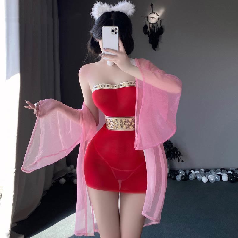 Vintage See-through Lingerie Set
