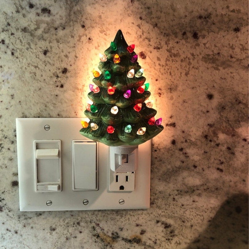 🎄Early Christmas Sale 49% OFF🎄Handmade Ceramic Christmas Tree Night Light