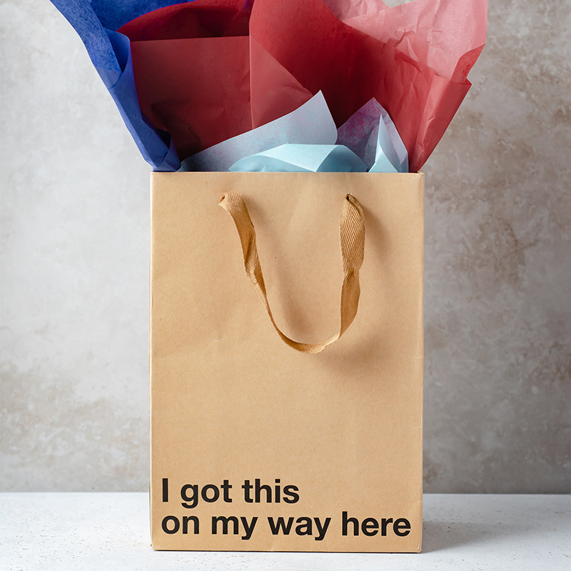 5 Piece Funny Gift Bag Set