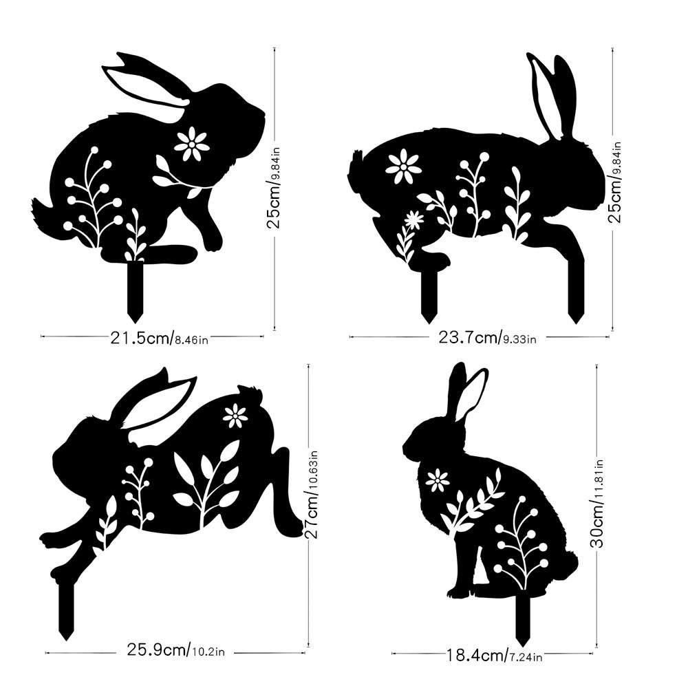 🔥Last Day 50% OFF🔥Garden Metal Rabbit Yard Art🐇Buy 2 Save 10% Off & Free Shipping