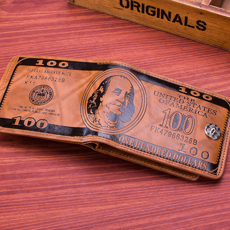 Men's Leather Bifold Wallet with 