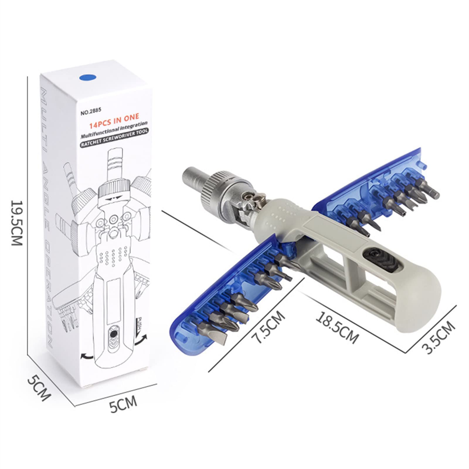 🔥Last Day-[SAVE 50% OFF]-🔩Multifunctional 14 in 1 Ratchet Screwdriver Set-BUY 2 GET 10% OFF & FREE SHIPPING