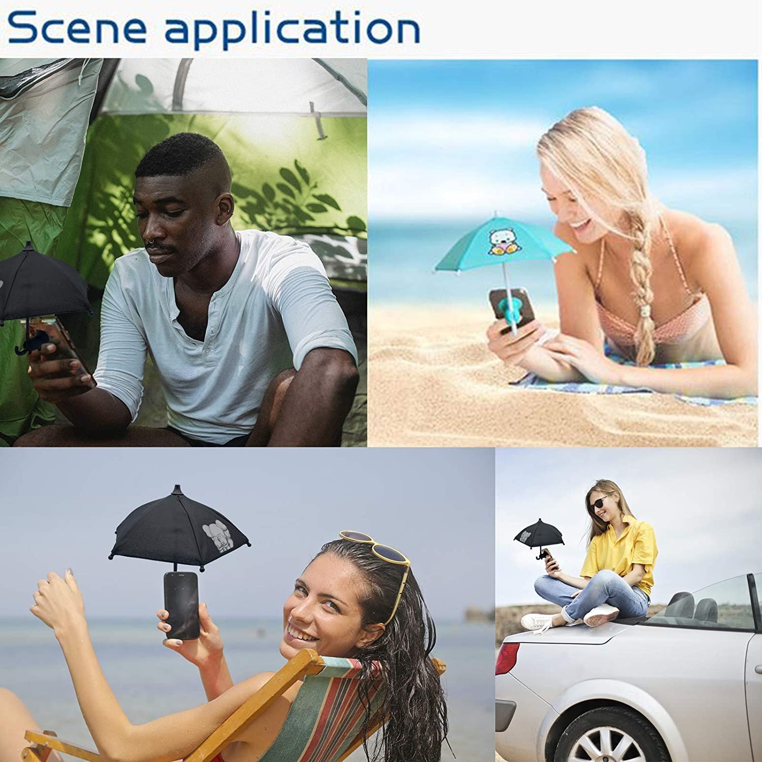 🔥Last Day Promotion-SAVE 50% OFF🔥Phone Umbrella Suction Cup Stand,Sun Shade Cover-BUY 2 GET 15% OFF