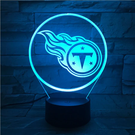 TENNESSEE TITANS 3D LED LIGHT LAMP
