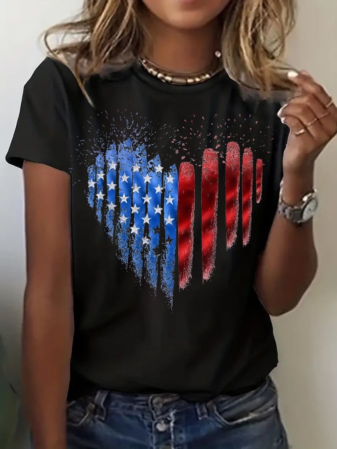 Women's We The People Print Casual T-Shirt