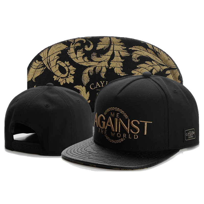 Summer hip-hop men's and women's trendy embroidered street sun hat flat brim hip-hop hat