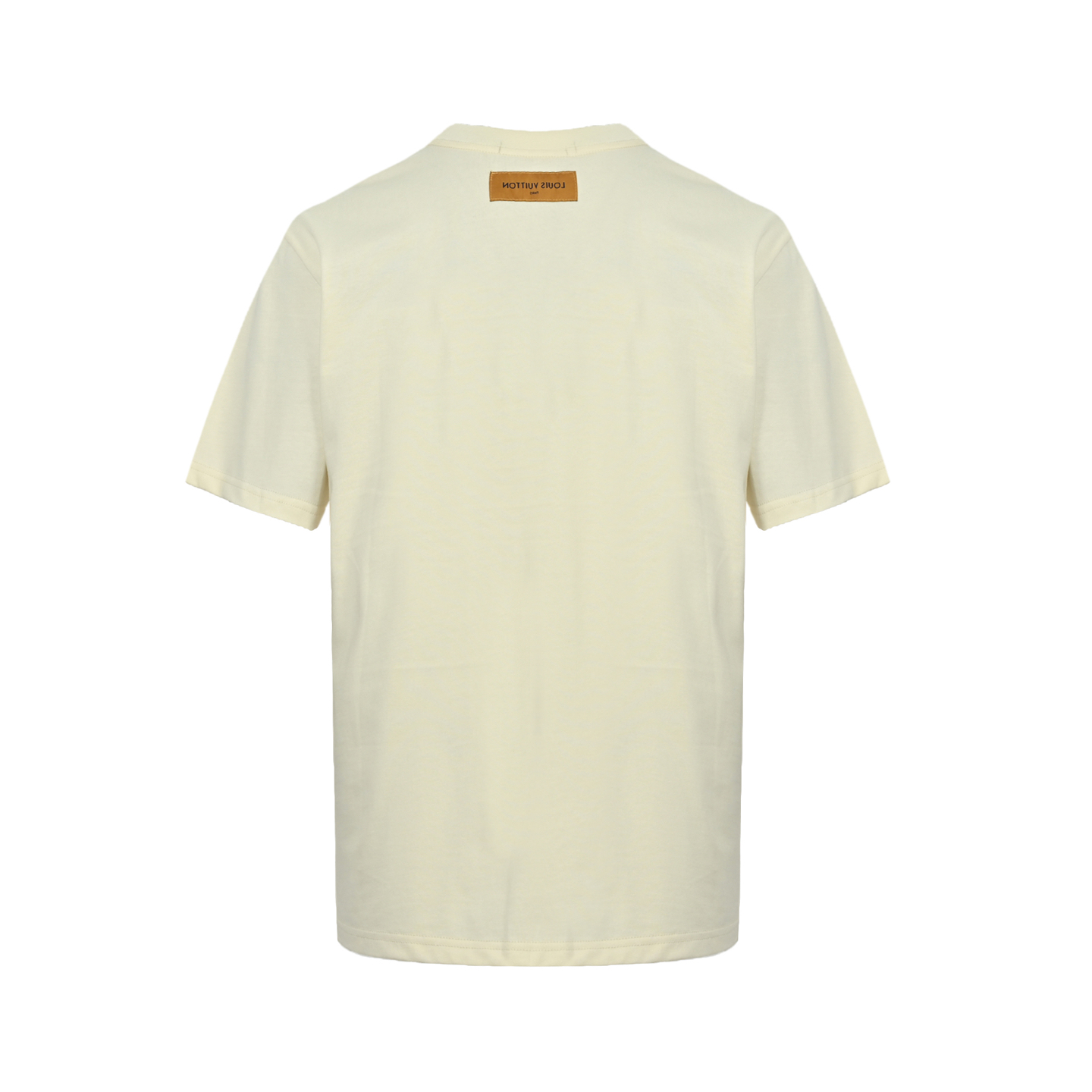 Louis Vuitton 25ss woven embroidered lettering logo short sleeve