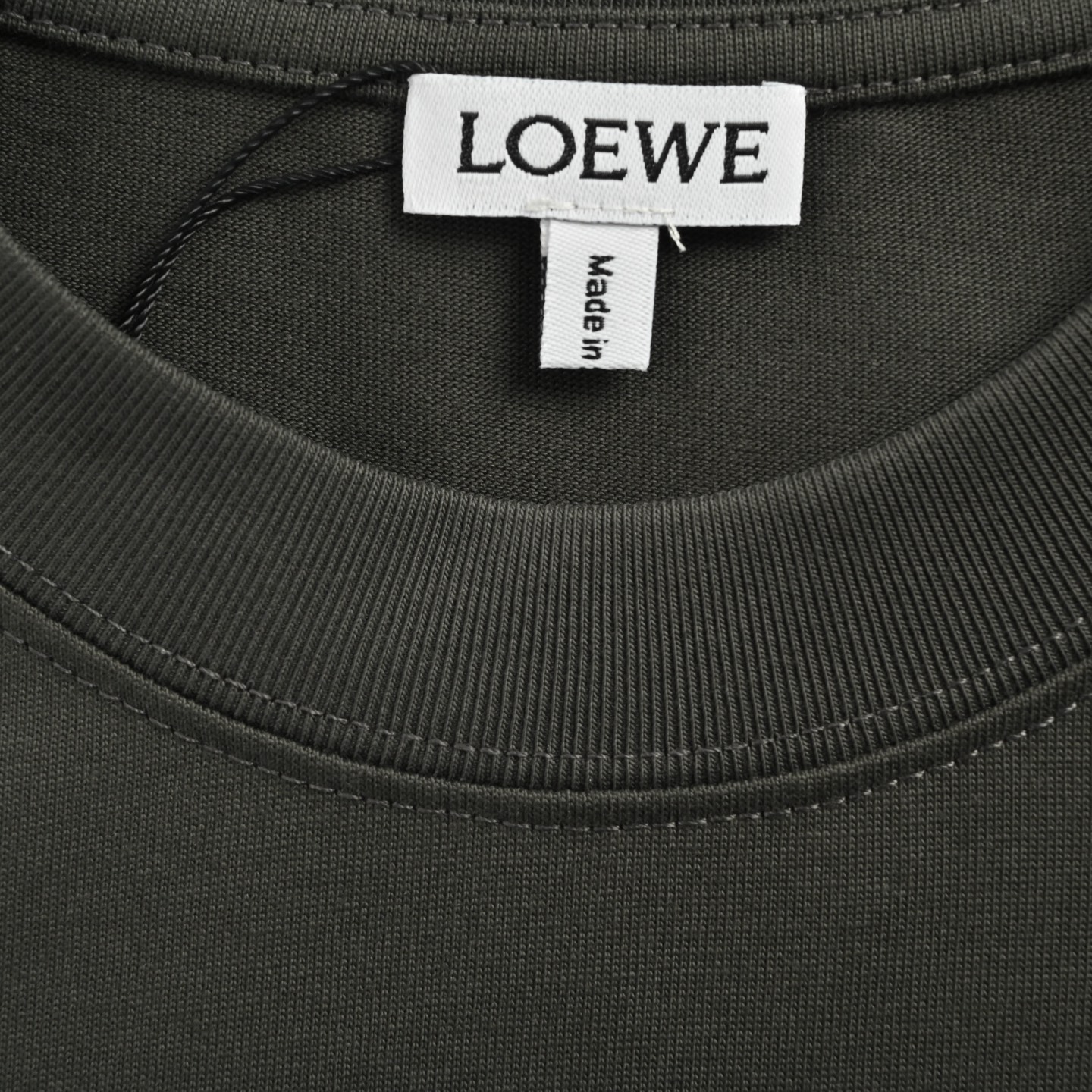Loewe 25ss hollow embroidered four-leaf clover short sleeve