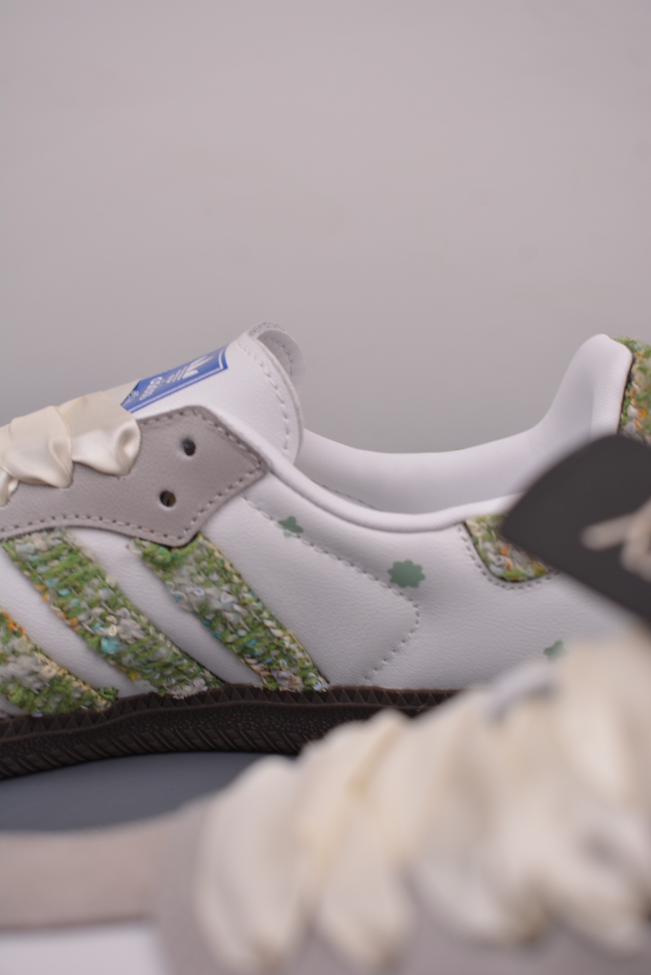 Adidas Originals Samba OG White Grey Green B75806