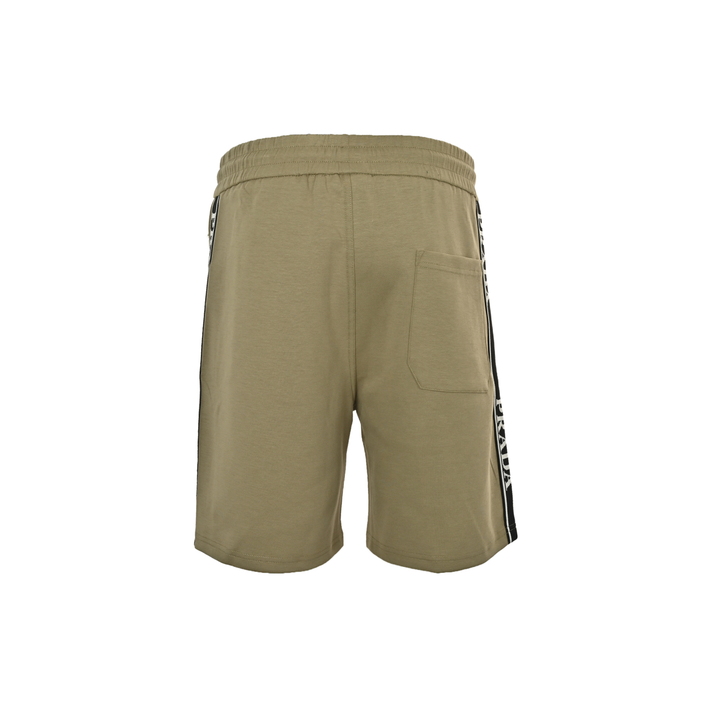 Prada 25ss logo webbing triangle shorts