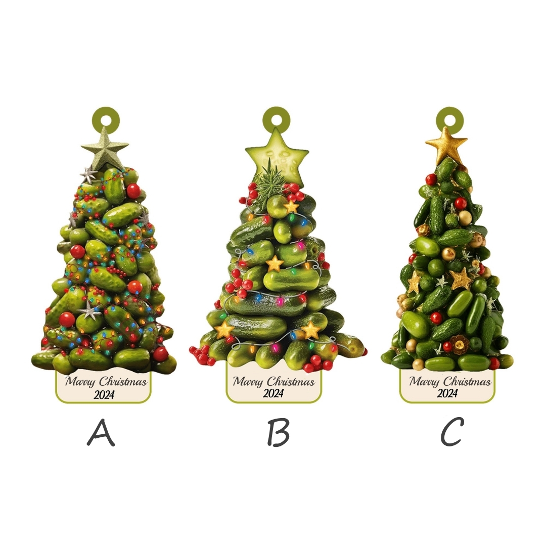 🥒Pickle Tree Christmas Ornament