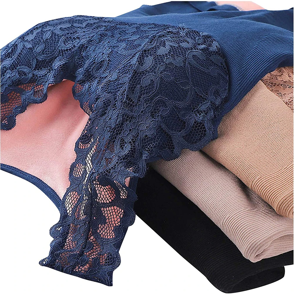 Winter Lady Thermal Lace Built-In Bra Vest Undershirt