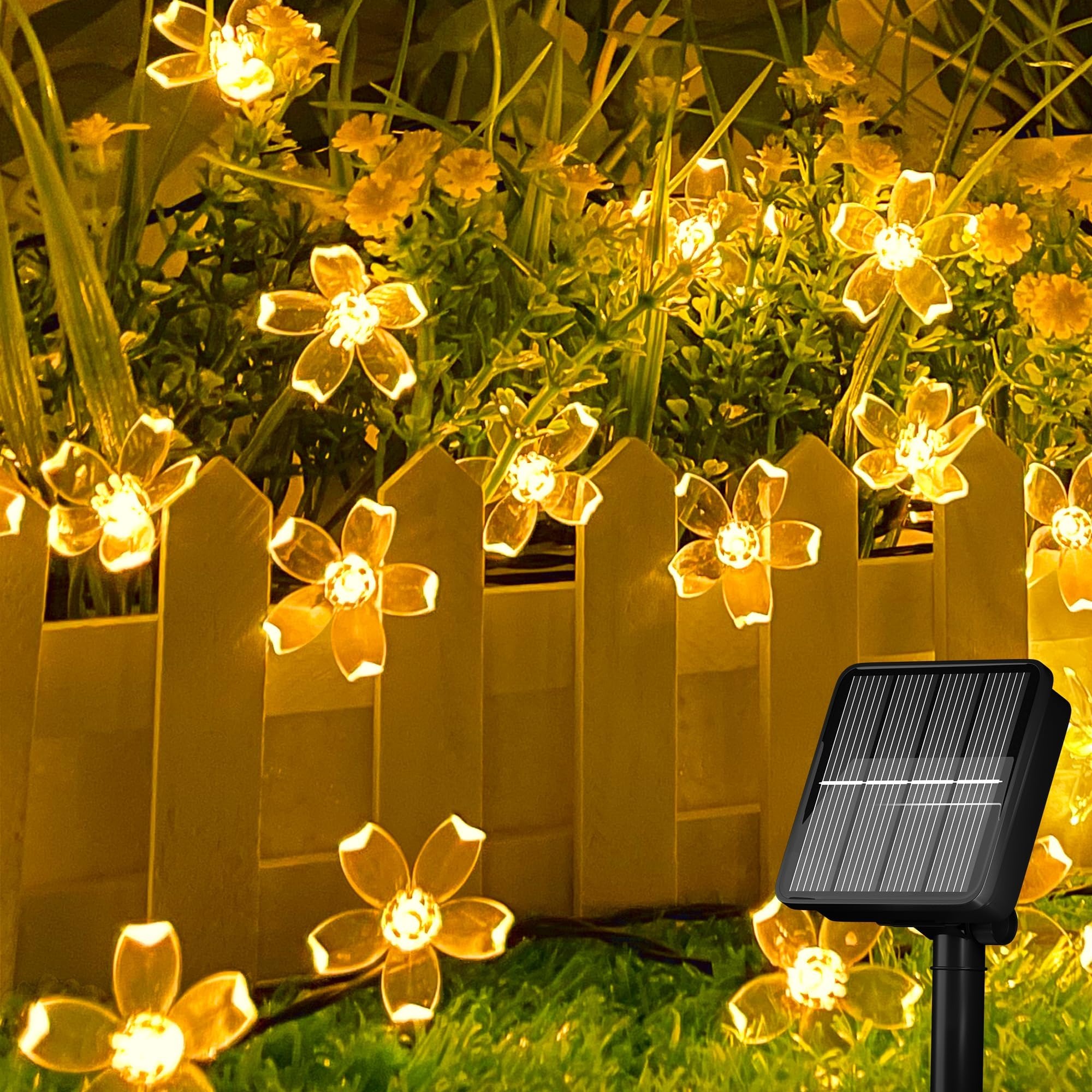Solar Flower String Lights Outdoor✨✨✨