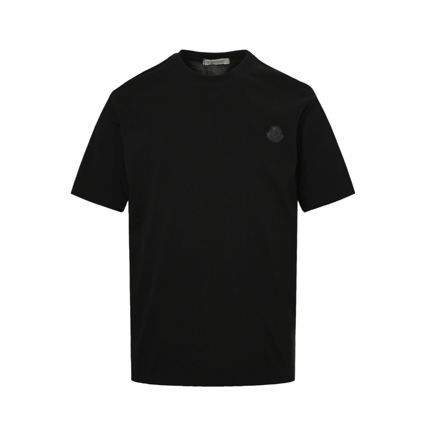 Moncler 25ss chest patch back letter print short sleeves